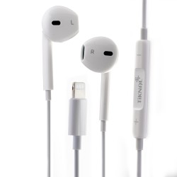 Tiknal Wired earphone iOS Systems with Microphone and Volume Control  