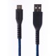 Tiknal USB -USB C  - 120 cm - Nylon Sheathed Cable