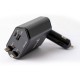Tiknal 4'ü 1 Arada Araç Şarj Cihazı – 120W PD USB-C + USB-A, Dahili Lightning ve Type-C Kablo ile | Gri