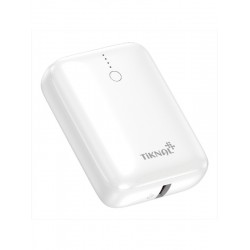 tiknal 10000mAh Power Bank | 22.5W Hızlı Şarj | PD USB-C + USB-A | Kompakt ve Güvenilir | Beyaz