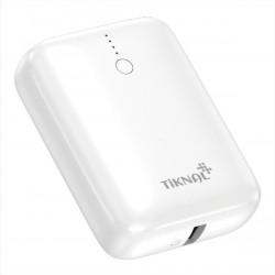 tiknal 10000mAh Power Bank | 22.5W Hızlı Şarj | PD USB-C + USB-A | Kompakt ve Güvenilir | Beyaz